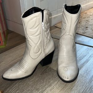 White Cowboy Boots